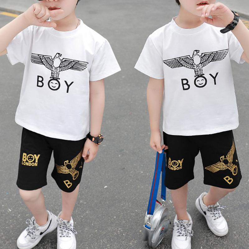 2-piece Animal Pattern T-shirt & Shorts for Toddler Boy