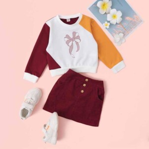 2-piece Sweatshirt &amp; Skirt for Toddler Girl