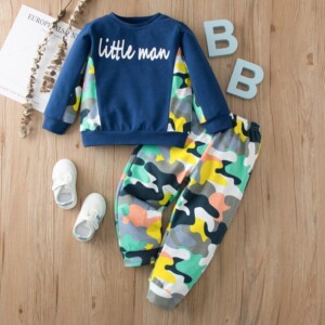 2-piece Camouflage Sweatshirt &amp; Pants for Toddler