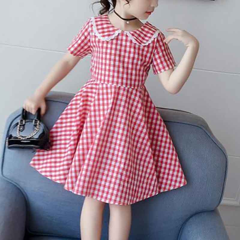 Sweet Plaid Dress for Girls – Made in China - Evababe