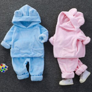 2-piece Fleece Hoodie &amp; Pants for Toddler Girl