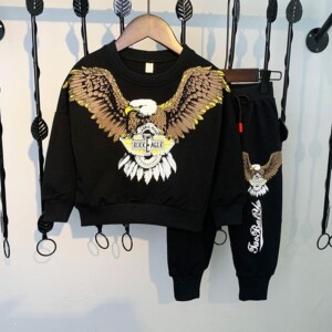 2-piece Eagle Sweatshirt &amp; Pants for Toddler Boy