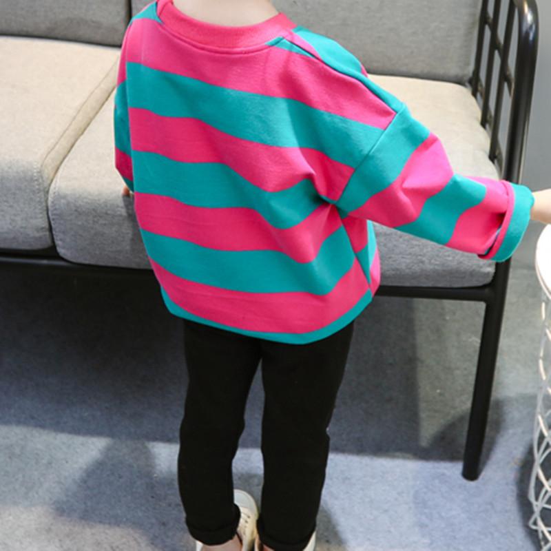2-piece Colored Striped Sweatshirt &amp; Pants for Toddler Girl