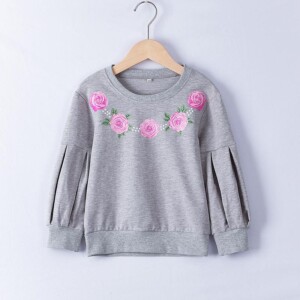 Floral Sweatshirt for Toddler Girl
