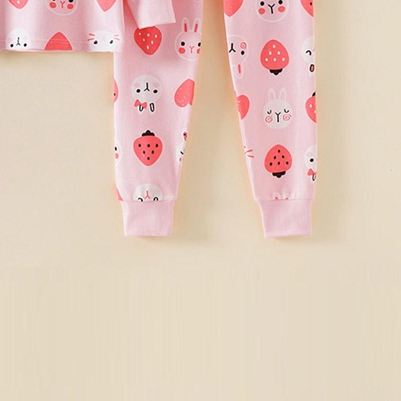 2-piece Cartoon Pattern Pajamas Sets for Girl