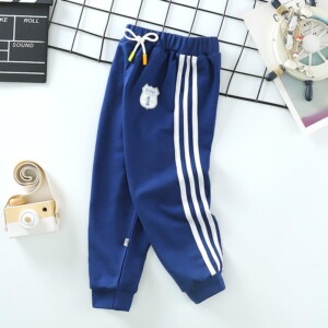 Striped Sports Pants for Toddler Boy