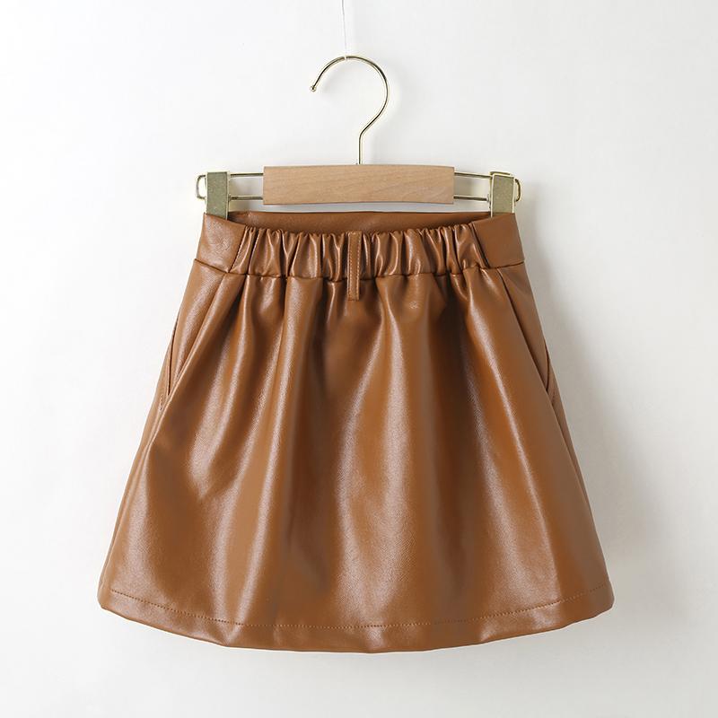PU Skirt for Toddler Girl