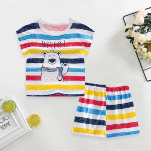 2-piece Pajamas Sets for Toddler Boy