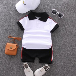 2-piece Polo T-Shirt &amp; Shorts for Toddler Boy