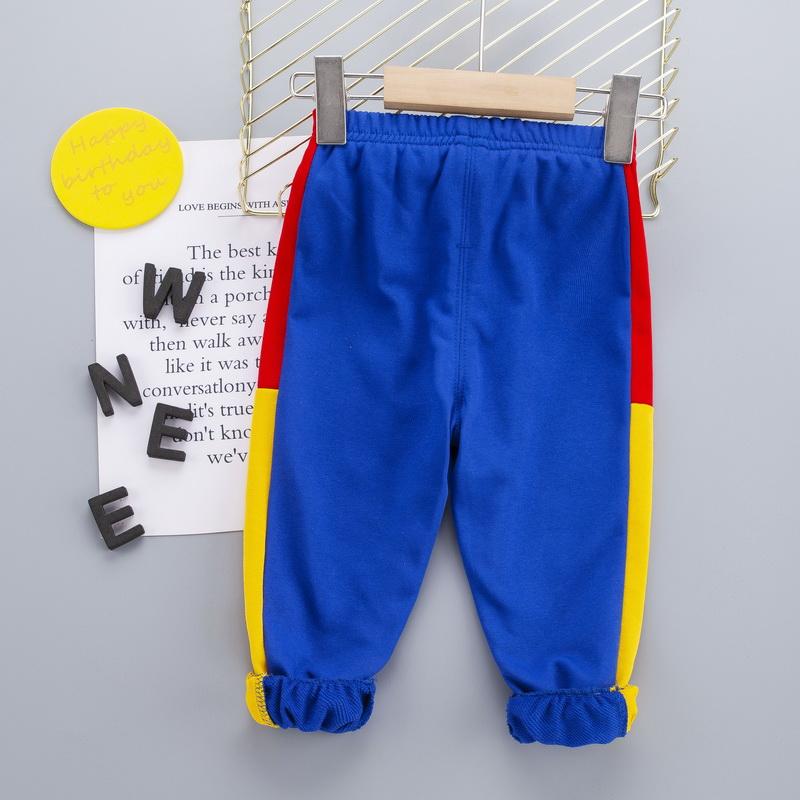 Color-block Sports Pants for Toddler Boy