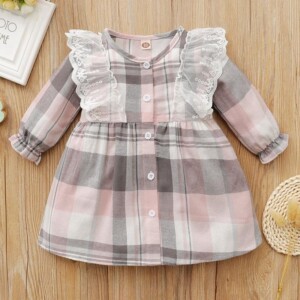 Plaid Dress for Baby Girl