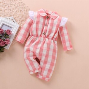 Plaid Jumpsuit for Baby Girl