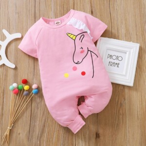Unicorn Jumpsuit for Baby Girl