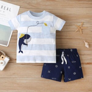 2-piece T-shirt &amp; Shorts for Baby Boy