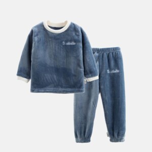 2-piece Fleece Casual Suit for Toddler Boy
