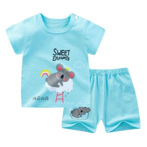 Toddler Boy Set Cartoon T-shirt & Shorts