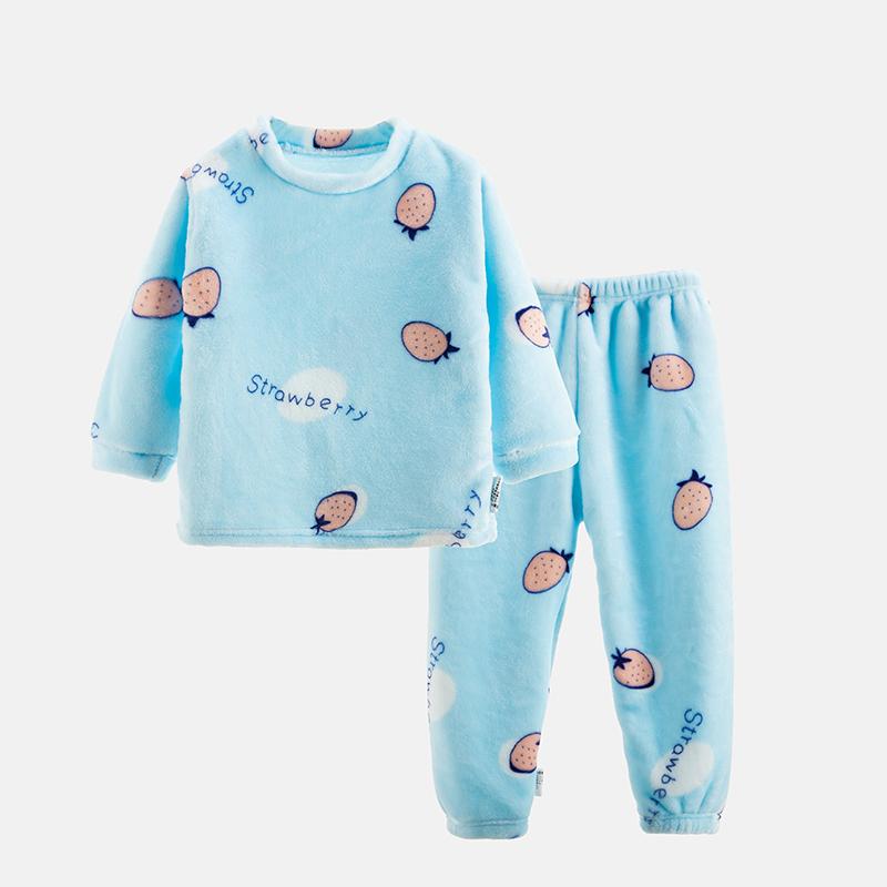 2-piece Fleece Casual Suit for Toddler Girl