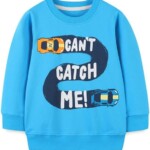 Herimmy Boys Sweatshirts Cotton Long Sleeve Crewneck Pullover Toddler Kids Winter Warm Shirt Sweater Tops 2-7T