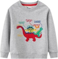 Herimmy Boys Sweatshirts Cotton Long Sleeve Crewneck Pullover Toddler Kids Winter Warm Shirt Sweater Tops 2-7T